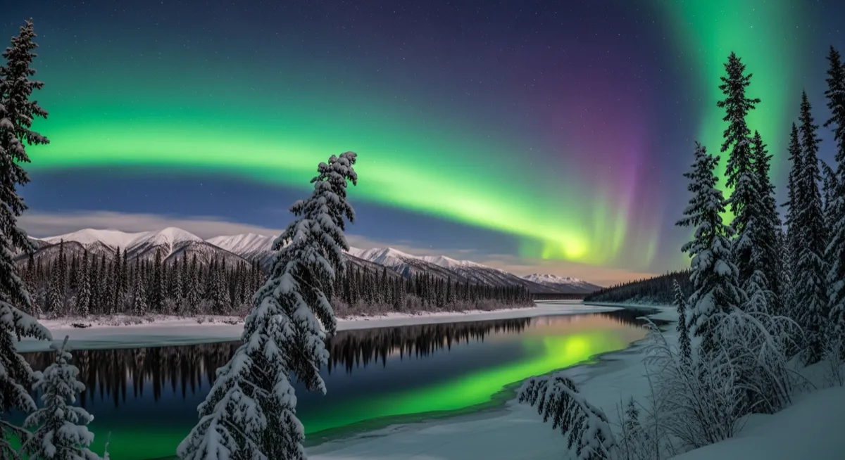 Auroras Boreales en Yukón — Yukón